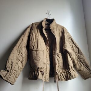 Tan Quilted Jacket